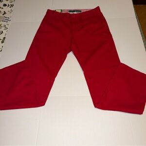 Men's Red Chino Pants